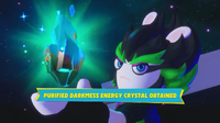 Edge obtaining a Purified Darkmess Energy Crystal