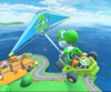 Thumbnail of the Yoshi Cup challenge from the 2019 Paris Tour; a Glider Challenge set on GCN Yoshi Circuit (reused as the Diddy Kong Cup's bonus challenge in the 2020 Los Angeles Tour, the Luigi Cup's bonus challenge in the 2021 Yoshi Tour, and the Kamek Cup's bonus challenge in the 2022 Mii Tour)