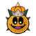 A Paper Tower Power Pokey's Head battle sprite from Mario & Luigi: Paper Jam.