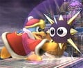 King Dedede throwing a Gordo