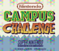 1992 version of Nintendo Campus Challenge (Letters "C", (first) "L", and (first) "E" in "CHALLENGE")