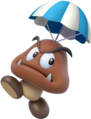 A Goomba with a parachute