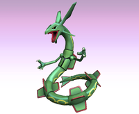 Rayquaza artwork in Super Smash Bros. Brawl