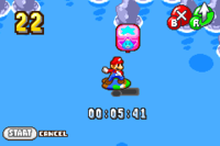 The Surfing Game in both versions of Mario & Luigi: Superstar Saga