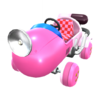 Pink Capsule Kart from Mario Kart Tour