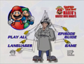 Inspector Gadget as he appears on the Mario's Greatest Movie Moments DVD menu.