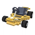 Yellow 8-Bit Pipe Frame