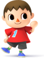 Villager's artwork from Super Smash Bros. for Nintendo 3DS / Wii U