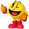 Artwork of Pac-Man in Super Smash Bros. for Nintendo 3DS / Wii U.