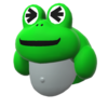 The "Frog Cap" Mii headwear