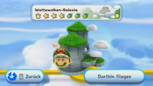 SMG2 Screenshot Wattewolken-Galaxie.png