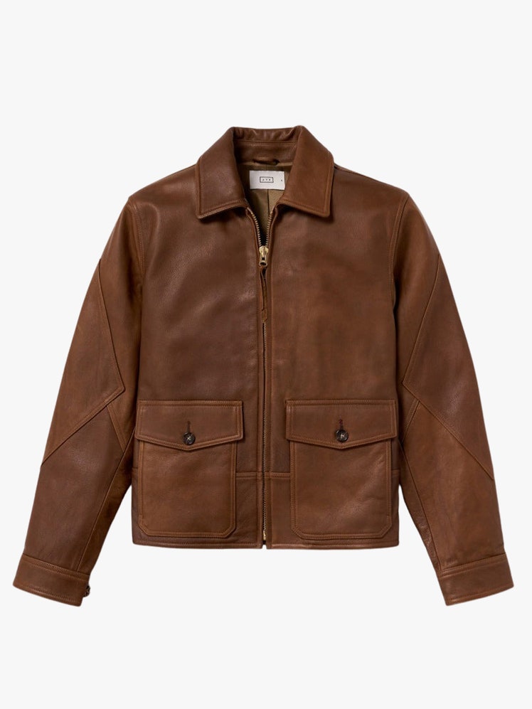 Ayr leather jacket