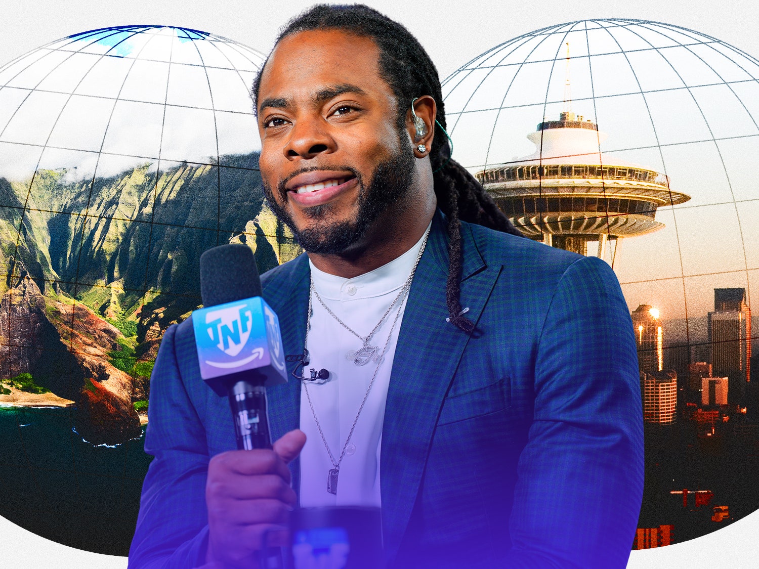 On the Road With Richard Sherman, Who Likes an Acai Bowl but Can’t Quit Taco Bell