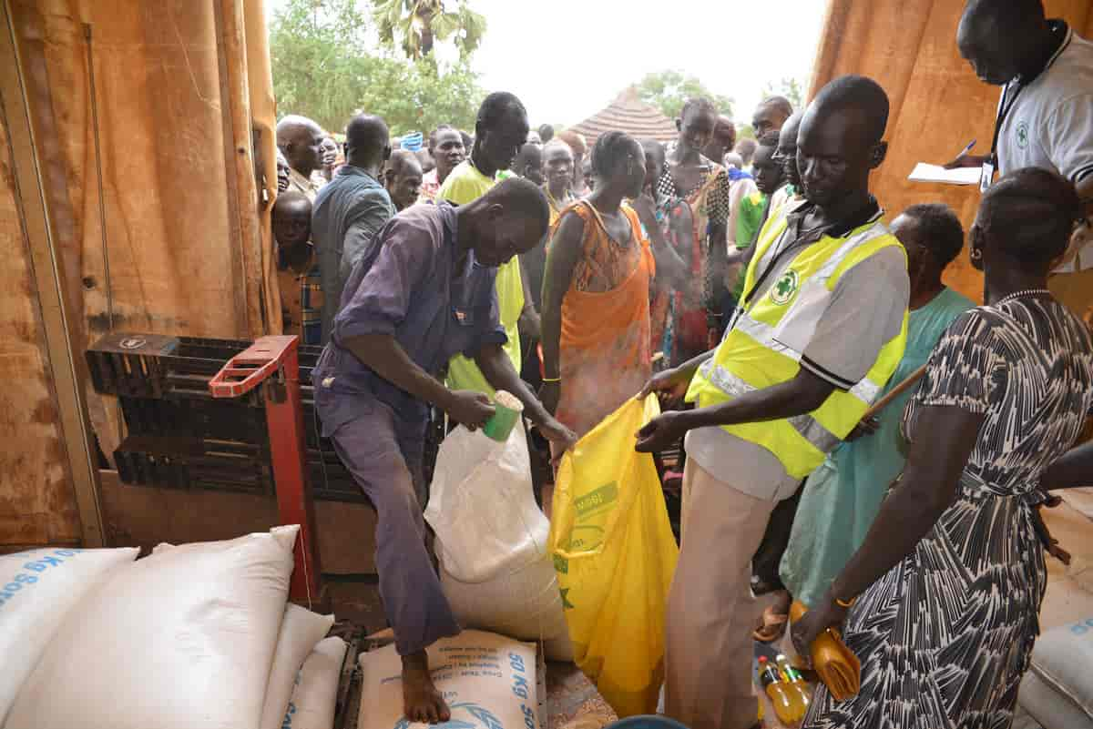 Matutdeling i Sør-Sudan