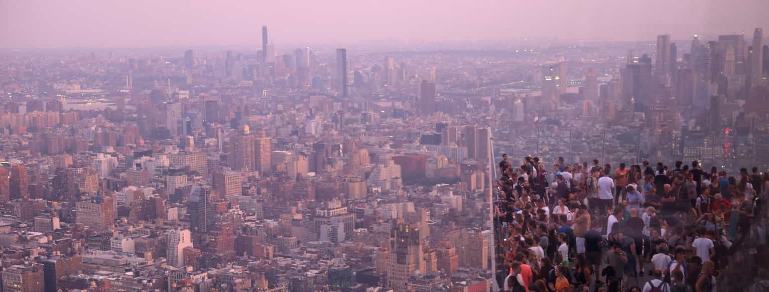 Panoramabilde av New York, USA.