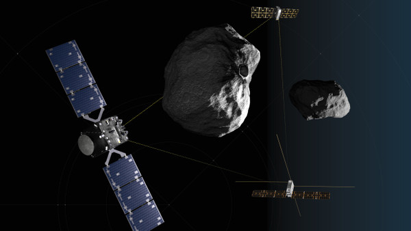 Forschungsobjekt: Die Sonde Hera wird ein Asteroidenpaar untersuchen. Dafür muss sie erst zwei Jahren lang durchs Weltall reisen.