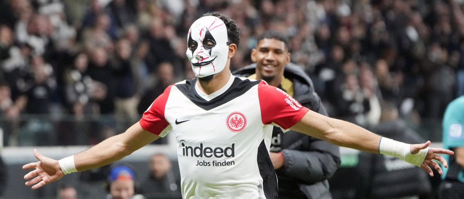 Der Mann mit der Maske: Omar Marmoush im Halloween-Modus