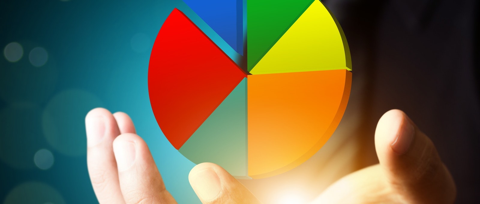 Colourful pie graph