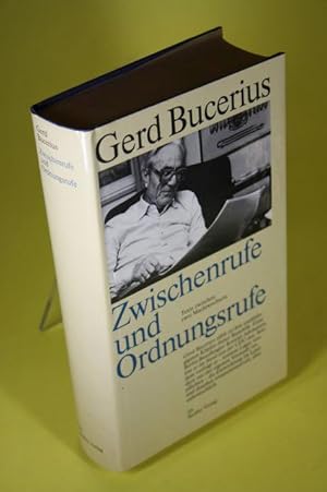 Bild des Verk�ufers f�r Zwischenrufe und Ordnungsrufe - Texte zwischen zwei Machtwechseln zum Verkauf von Der B�cherhof