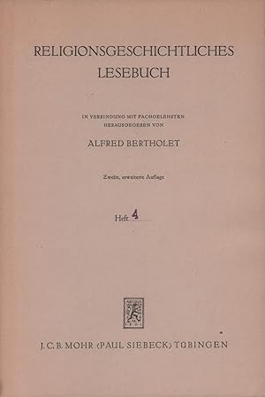 Bild des Verk�ufers f�r Die Religion der Griechen. In Verbindung mit Fachgelehrten hrsg. von Alfred Bertholet. 2. erweit. Aufl. zum Verkauf von Antiquariat Reinhold Pabel