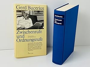 Bild des Verk�ufers f�r Zwischenrufe und Ordnungsrufe - Zu Fragen der Zeit zum Verkauf von B�cherBirne