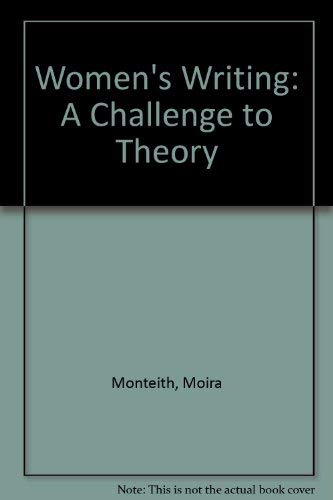 Beispielbild f�r Women's writing; a challenge to theory zum Verkauf von Hammer Mountain Book Halls, ABAA