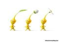 Artwork of Yellow Pikmin walking.