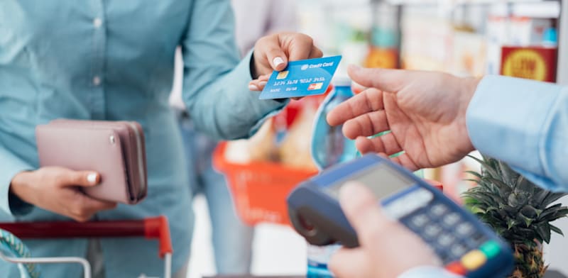 Credit card payment  credit: Shutterstock