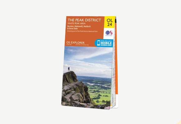 A picture of the Peak District Explorer map