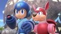 Mega Man and Rush in Ultimate.