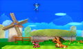 The Rush Coil in Super Smash Bros. for Nintendo 3DS.