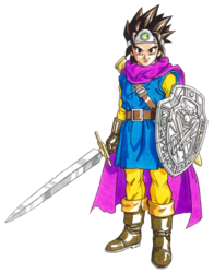 PNG of Erdrick from DQ III.