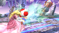 Toad's counterattack in Brawl.