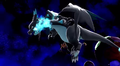 Mega Charizard X flying in Super Smash Bros. for Wii U