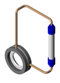 Reduced orifice variable area flowmeter