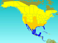 Tree Swallow range map.