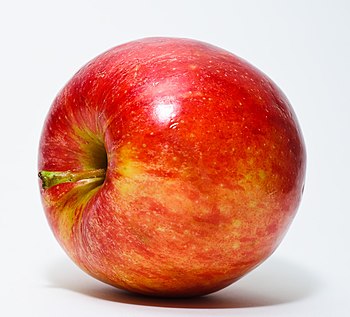 A red apple.