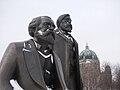 Marx and Engels monument in Berlin, Germany