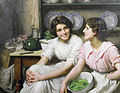 "Chatterboxes-thomas-benjamin-kennington.jpg" by User:Pimbrils