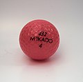 red golf ball