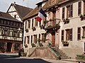 town hall of Saint-Hippolyte, Alsace, France