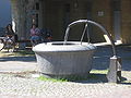 Brunnen an der Ortsverwaltung Mombach