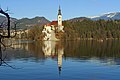 Island on Lake Bled