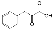 Thumbnail for File:Phenylpyruvic acid.png