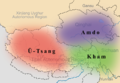 "Tibet_provinces.png" by User:Kmusser