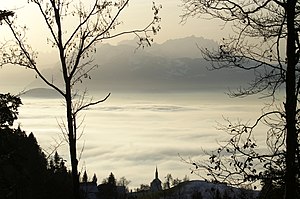 view from Austria to Switzerland