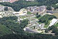 * Nomination Bobsleigh and luge track for the 2014 Winter Olympics in Krasnaya Polyana, Sochi. View from peak top Black pyramid --Sergei Kazantsev 16:09, 12 March 2015 (UTC) * Promotion a bit more sharpness would be fine,but OK for QI --Isiwal 08:40, 13 March 2015 (UTC)