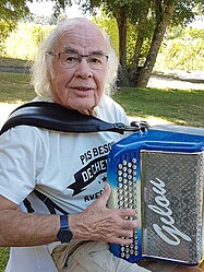 Gilou (accordéoniste) en 2023.