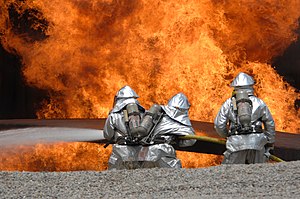 USAF firefighters