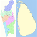 Map of administrative districts.